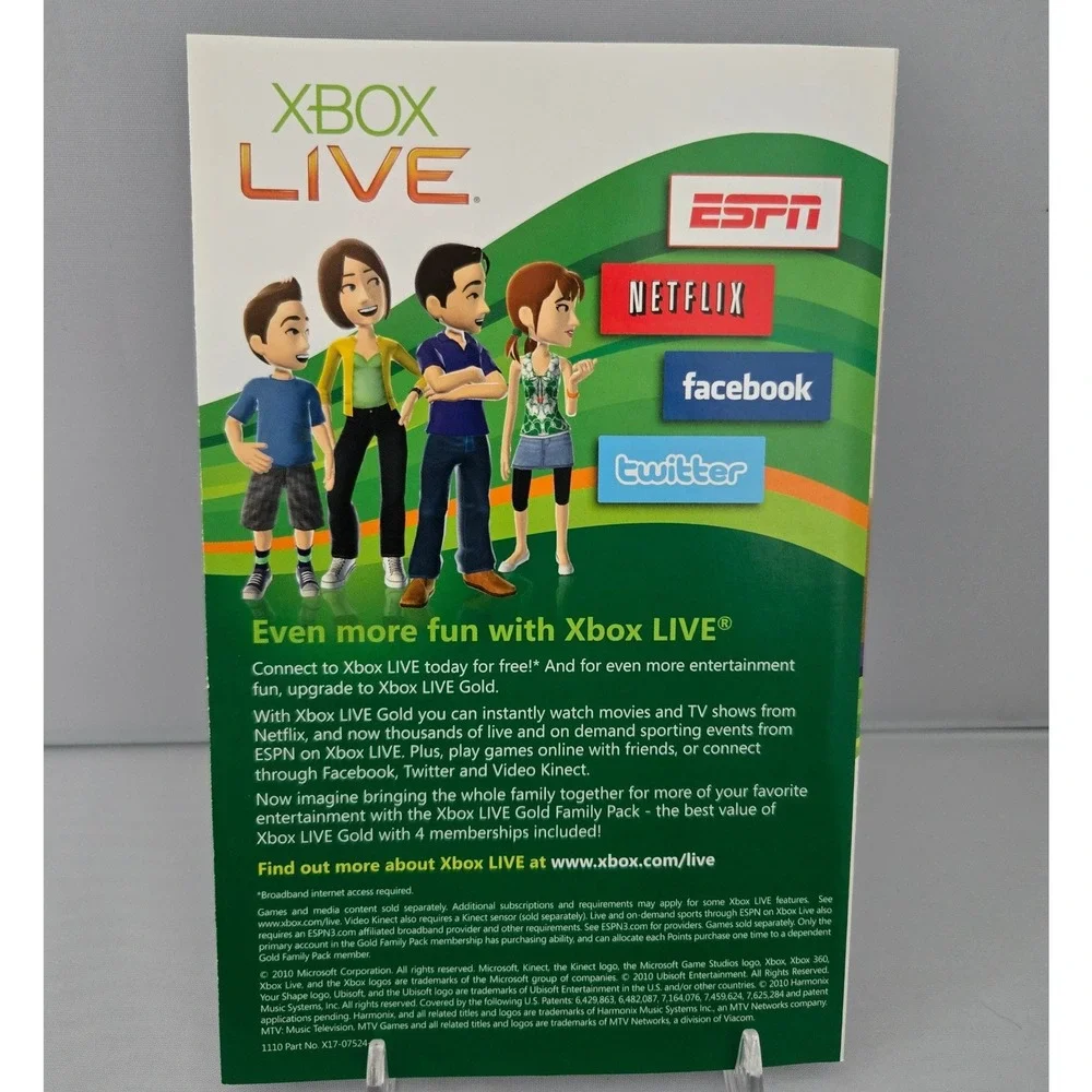 Disneyland Adventures & Kinect Adventures Bundle Xbox 360 - Complete CIB 2 Games